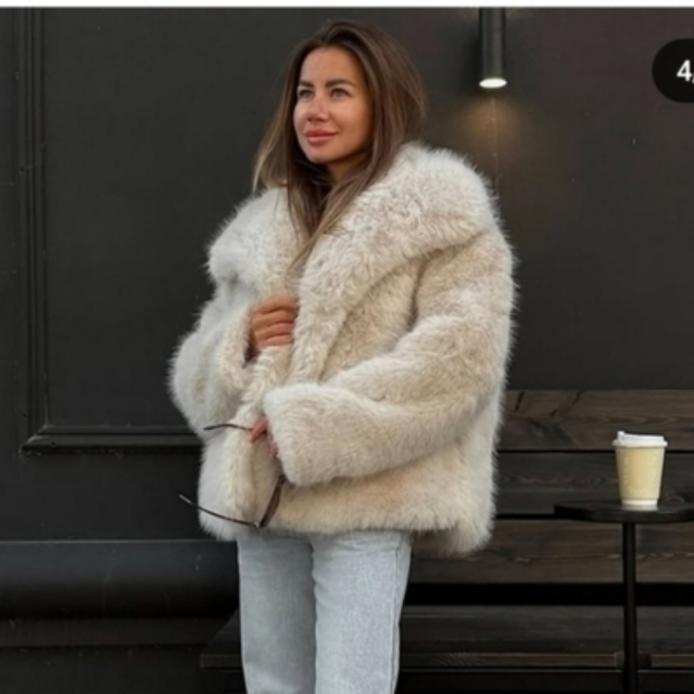 Zara Faux Fur Coat